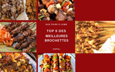 TOP 5 BROCHETTES