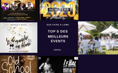 TOP 5 EVENT FIN D&rsquo;ANNEE 2019