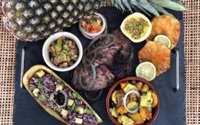 RIZ ET MÉROU À L’HIBISCUS ET SALADE DE PLANTAIN À L’AVOCAT by Home Made Lomé