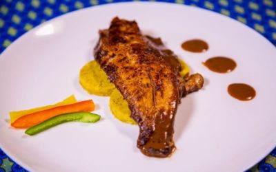 Filet de bar à la crème de cacao