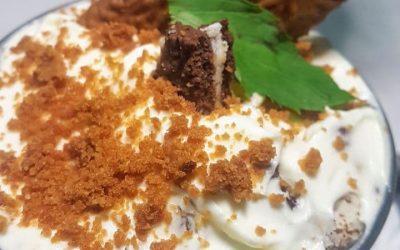 VERRINE SPECULOOS-FROMAGE BLANC-BANANE BY SHINY’S DELIGHT