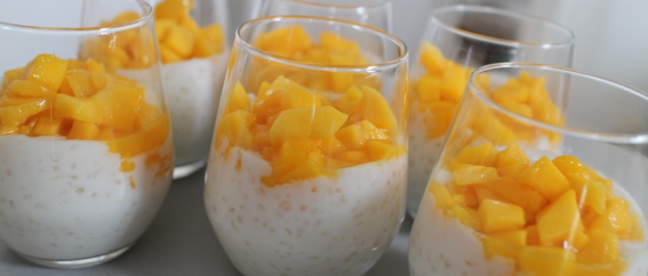 VERRINE DE TAPIOCA À LA MANGUE BY SHINY&rsquo;S DELIGHT