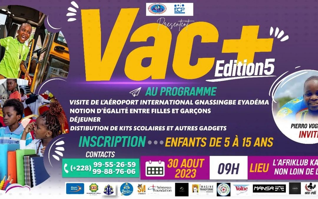 VAC+ : GRAND RASSEMBLEMENT POUR ENFANTS ET ADOS À AFRIK KLUB KARTING